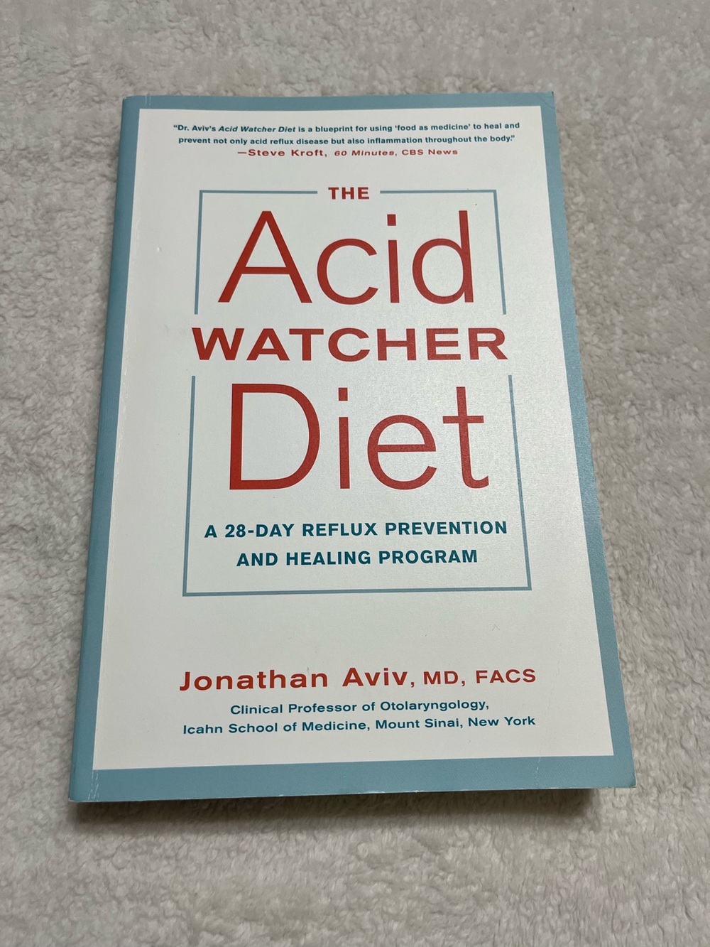 The Acid Watcher Diet Signed by Author Jonathan Avis Reflux
Health Book